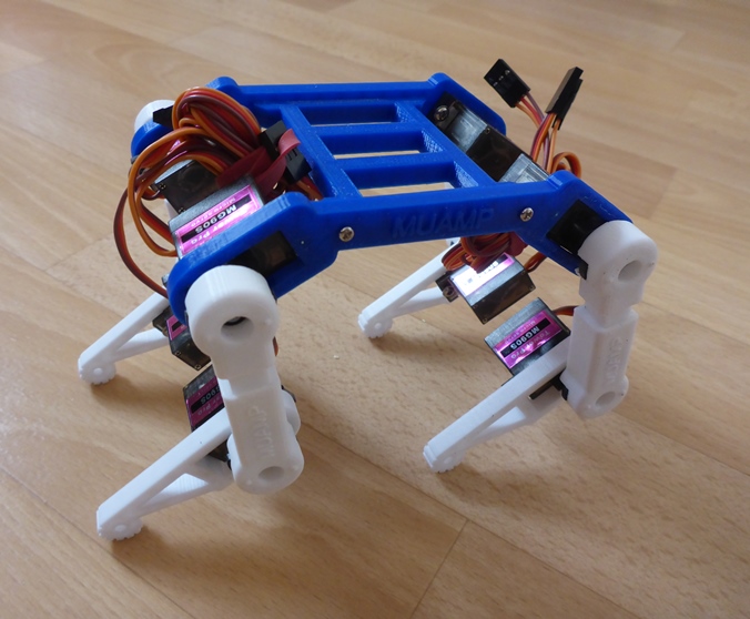 Muamp - Circuit Python Robot Dog - development